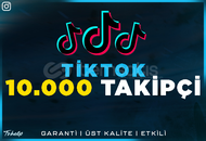10.000 Tiktok Takipçi | Garanti | Jet Hızında