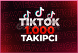 1.000 TikTok Takipçi/HIZLI/GARANTİLİ