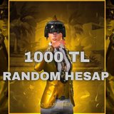 ⭐1000 TL+RANDOM HESAP+PUBG MOBİLE ⭐