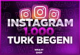 1000 TÜRK GERÇEK BEĞENİ /ANLIK!