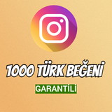 1000 Türk Gerçek Instagram Beğeni 