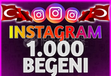 1.000 Türk İnstagram Beğeni - Hızlı