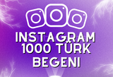 1000 Türk Instagram Beğeni l +30 Satış!