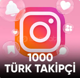 1000 Türk instagram takipçisi Garantili