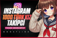 1000 TÜRK KIZ TAKİPCİ | YÜKSEK MEMNUNİYET