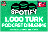 ⭐ 1.000 Türk Podcast Dinlenme - [Algorithmic] ⭐