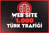 ⭐1.000 TÜRK SİTE TRAFİĞİ⭐