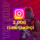 2.000 Türk Takipçi 365 GÜN - Hızlı Teslim