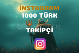 1000 TÜRK TAKİPÇİ (ÖMÜR BOYU GARANTİLİ)