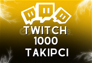 1000 TÜRK Twitch TAKİPÇİ GARANTİLİ