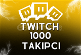 1000 TÜRK Twitch TAKİPÇİ GARANTİLİ