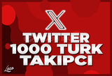 1000 Türk Twitter Takipçi | KALİTELİ-GARANTİLİ