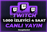 1000 ⭐ TWİTCH ⭐ CANLI YAYIN İZLEYİCİ