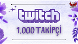 1000 Twitch TÜRK Takipçi(GARANTİLİ)