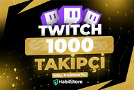 +1000 Twitch Takipçi / Garantili
