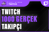 1000 Twitch Takipçi - HIZLI BÜYÜME