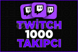 1000 Twitch Takipçi | Hızlı - Garanti