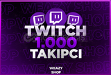 1000 Twitch Takipçi |HIZLI|KALİTELİ|