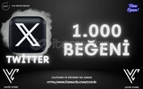 ⭐️1000 Twitter Beğeni⭐️ + Garanti