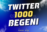 1000 TWITTER BEĞENİ GARANTİLİ