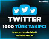 ⭐1000 TWİTTER GERÇEK TÜRK TAKİPÇİ | GARANTİLİ⭐