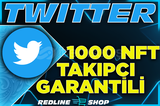 1000 Twitter NFT-Kripto Takipçi