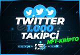 1000 Twitter NFT-Kripto Takipçi - HIZLI BÜYÜME