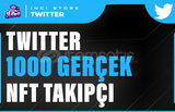 1000 Twitter NFT-Kripto Takipçi - HIZLI BÜYÜME