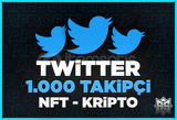 1000 Twitter NFT Kripto-Takipçi | HIZLI TESLİM