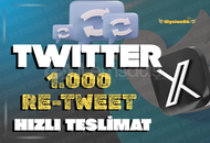 1.000 TWİTTER RETWEET⭐