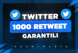 1000 Twitter Retweet 