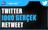 1000 Twitter Retweet - KEŞFET ETKİLİ