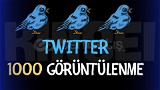 1000 Twitter GÖRÜNTÜLENME l KALITELI l