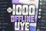 1000 Üye Offline/Pasif