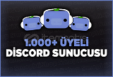 1.000+ Gerçek Üyeli Discord Sunucuları!