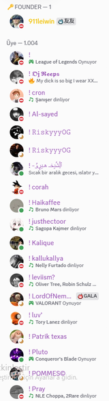 1000 üyeli sunucuda reklam