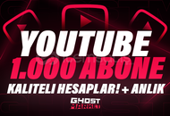 ✨ GARANTILI | 1.000 Youtube Gerçek Abone