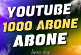 1000 YOUTUBE ABONE GARANTİLİi