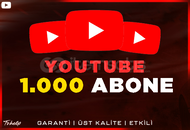 1.000 Youtube Abone | Garantili | #1