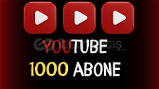 1000 Youtube ABONE l KALİTELİ