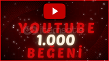 1.000 Youtube Beğeni | ANLIK | Garantili