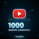 1000 YOUTUBE BEĞENİ ( GARANTİ )