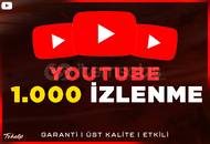 1.000 Youtube İzlenme | GARANTİ |