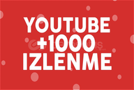 1.000 YOUTUBE ORGANİK İZLENME