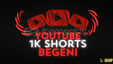 1000 YouTube Shorts Beğeni (30Gün Garantili)