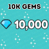 10000 (10K) Gems TTD