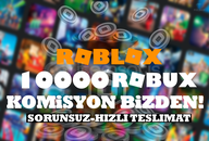 10.000 [14.286] Robux - Komisyon Bizden
