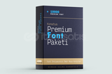 10000 Adet Premium Font Paketi 