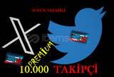 10.000 ADET PREMİUM TAKİPÇİ (30 GÜN TELAFİLİ)