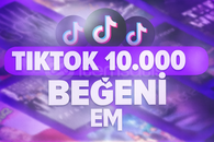 10.000 BEĞENİ VE 14 gün GARANTİ İÇERİR 
